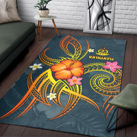 Vanuatu Polynesian Area Rug - Legend of Vanuatu (Blue) - Polynesian Pride