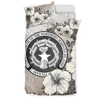 Northern Mariana Islands Bedding Set - Vintage Luxury Floral Style - Polynesian Pride