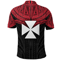 Custom Wallis and Futuna Pride Polo Shirt LT12 - Polynesian Pride