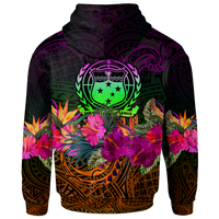 Samoa Hoodie Summer Hibiscus - Polynesian Pride