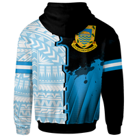 Tuvalu Zip up Hoodie Independence Day - Polynesian Pride