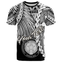 Northern Mariana Islands Polynesian Custom T Shirt Tribal Wave Tattoo White Unisex White - Polynesian Pride