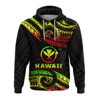 Hawaii Hoodie Tribal Pattern Reggae LT12 - Polynesian Pride