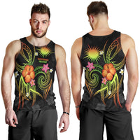 Marshall Islands Polynesian Men's Tank Top - Legend of Marshall Islands (Reggae) - Polynesian Pride