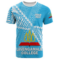 Tonga Custom T Shirt Lavengamalie College Tongan Pattern LT10 - Polynesian Pride