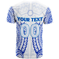 Custom Cook Islands Palmerston T Shirt Tribal Pattern LT12 - Polynesian Pride