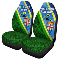 Vanuatu Malampa Fiji Day Car Seat Covers - Combine Flag Design LT4 - Polynesian Pride