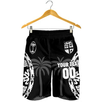 (Custom Personalised) Fiji Rugby Sevens Fijian Tapa Pattern Men Short - LT12 - Polynesian Pride