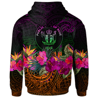 Niue Polynesian Custom Hoodie Summer Hibiscus - Polynesian Pride