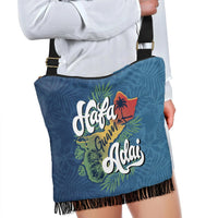 Guam Boho Handbag - Hafa Adai With Map - Polynesian Pride