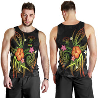 Niue Polynesian Men's Tank Top - Legend of Niue (Reggae) - Polynesian Pride