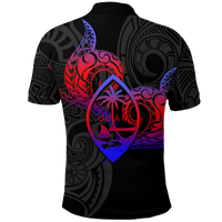 Valentine Day Guam Couple She Mine Polo Shirt Heart Tribal LT12 - Polynesian Pride