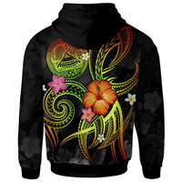 American Samoa Polynesian Custom Hoodie Legend of American Samoa (Reggae) - Polynesian Pride
