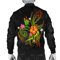 New Caledonia Polynesian Men's Bomber Jacket - Legend of New Caledonia (Reggae) - Polynesian Pride
