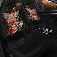 American Samoa Car Seat Covers - Polynesian Tribal Vintage Style - Polynesian Pride