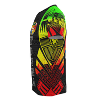 Tonga T Shirt Tonga Coat of Arms Polynesian Tattoo Reggae Style - Polynesian Pride