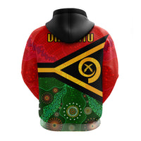 Vanuatu With Aboriginal Patterns Zip up Hoodie LT20 - Polynesian Pride