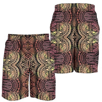 Polynesian Symmetry Brown Men's Short Men's Shorts Brown - Polynesian Pride