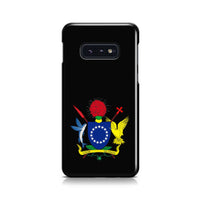 Cook Islands Phone Case - Coat of Arm Map Samsung Galaxy S10e One Size Black - Polynesian Pride