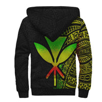 Polynesian Hawaii Personalised Custom Sherpa Hoodie - Line Reggae - Polynesian Pride