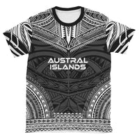 Austral Islands T Shirt Austral Islands Polynesian Chief Black Version - Polynesian Pride