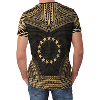 Cook Islands T Shirt Polynesian Polynesian Chief Gold Version - Polynesian Pride