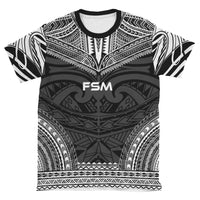 Federated States of Micronesia T Shirt F S M Polynesian Chief Black Version - Polynesian Pride