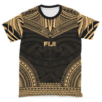 Fiji T Shirt Fijian Polynesian Chief Gold Version - Polynesian Pride
