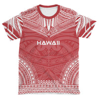 Hawaii T Shirt Hawaii Polynesian Chief Red Version - Polynesian Pride