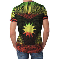 Nauru Unisex T Shirt Nauru Polynesian Chief Reggae Version - Polynesian Pride