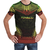 Tuvalu T Shirt Tuvaluan Polynesian Chief Reggae Version Unisex Reggae - Polynesian Pride