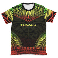 Tuvalu T Shirt Tuvaluan Polynesian Chief Reggae Version - Polynesian Pride