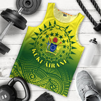 Cook Islands Men Tank Top Polynesian Tattoo Sunshine LT4 - Polynesian Pride