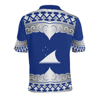 Tokelau Polo Shirt Tokelauan Wave Style - Polynesian Pride
