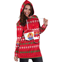 Tahiti Christmas Hoodie Dress - Ugly Christmas - LT12 - Polynesian Pride