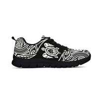 Guam Sneakers - Guam Coat Of Arms In Turtle Style - A0 - Polynesian Pride