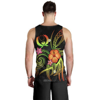 Pohnpei Polynesian Personalised Men's Tank Top - Legend of Pohnpei (Reggae) - Polynesian Pride