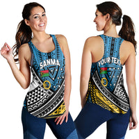 (Custom Personalised) Vanuatu Sanma Province Tribal Pattern Women Tank Top - LT12 - Polynesian Pride