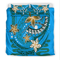 kosrae Bedding Set - Spring Style Blu Color - Polynesian Pride