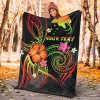 Papua New Guinea Polynesian Personalised Premium Blanket - Legend of Papua New Guinea (Reggae) - Polynesian Pride