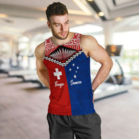 Tonga Combine Samoa Pride Men Tank Top - LT12 - Polynesian Pride