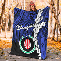 Papua New Guinea Autonomous Region of Bougainville Province Polynesian Blanket - Tribal Wave Tattoo - Polynesian Pride