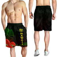 Hawaii Polynesian Men's Short - Ohia Lehua - LT12 - Polynesian Pride
