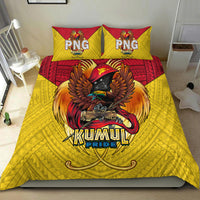 Papua New Guinea Rugby Kumul Pride Bedding Set - LT2 YELLOW - Polynesian Pride