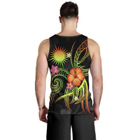 Marshall Islands Polynesian Men's Tank Top - Legend of Marshall Islands (Reggae) - Polynesian Pride