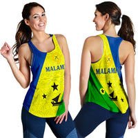 Vanuatu Malampa Province - Women Tank Top - Flag Style - LT12 Green - Polynesian Pride