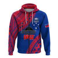 F.A.S.T Samoa Zip up Hoodie Samoan Pattern LT12 - Polynesian Pride