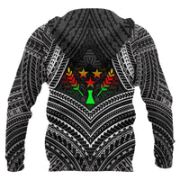 Kosrae Polynesian Hoodie Kosrae Flag Reggae Color - Polynesian Pride