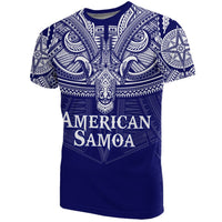 Best American Samoa Polynesian Tattoo T Shirt Unisex Blue - Polynesian Pride