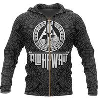 Hawaii Zipper Hoodie - Polynesian Pride